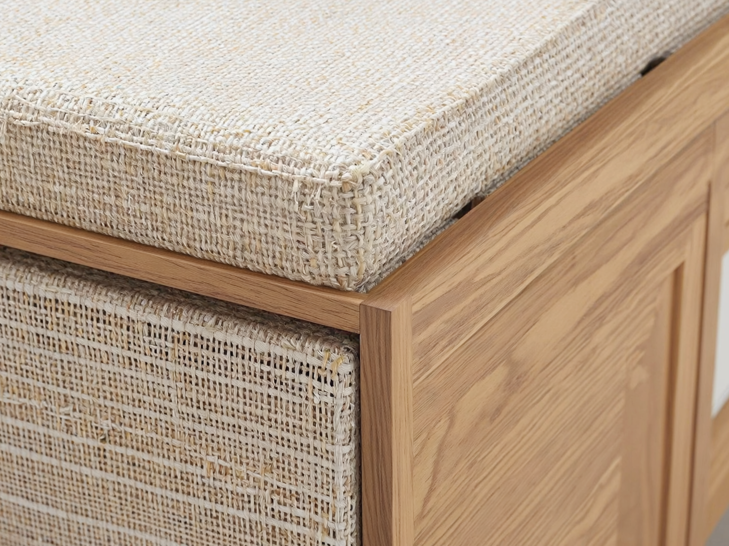 Detail van stof en hout