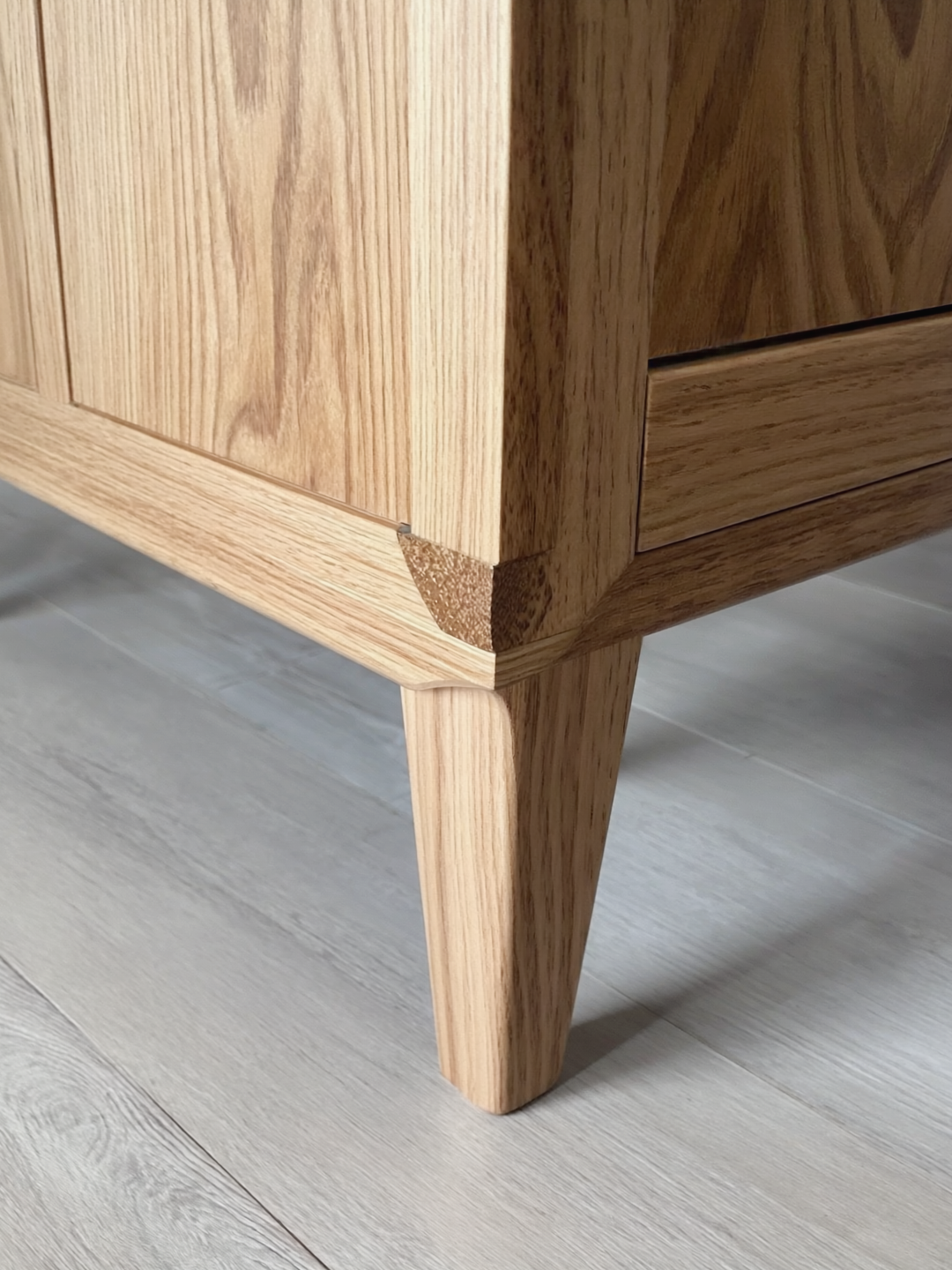 Detail van het houtwerk